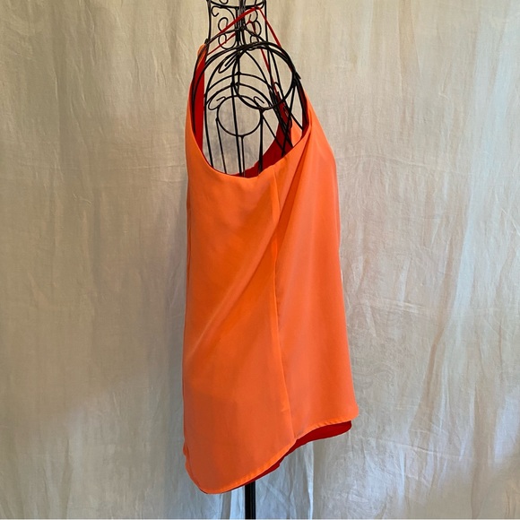 NWOT Express S/P reversible swing tank top. Orange/Red. - Picture 8 of 9